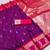 Wine soft banarasi silk saree with zari weaving  design with contrast blouse
