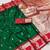 Green soft banarasi silk saree with zari weaving  design with contrast blouse