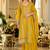 Adults-Women Woven Design Embroidered Kurta with Trousers & Dupatta