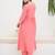 Floral Embroidered Thread Work Pure Cotton Kurta With Trousers