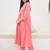 Floral Embroidered Thread Work Pure Cotton Kurta With Trousers