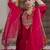 Embroidered Sequinned Straight Kurta With Trousers & Dupatta