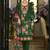 Women Floral Embroidered Regular Thread Work Kurta with Trousers & With Dupatta