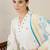 Women Floral Embroidered Thread Work Pure Cotton Kurta with Trousers & Dupatta