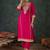 Women Ethnic Motifs Embroidered Regular Kurta with Trousers & With Dupatta