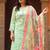 Women Floral Embroidered Regular Thread Work Kurta with Trousers & Dupatta