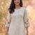 Women Striped Regular Thread Work Kurta with Trousers