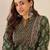 Women Floral Printed Regular Sequinned Detail Pure Cotton Kurta with Trousers