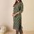 Women Floral Printed Regular Sequinned Detail Pure Cotton Kurta with Trousers