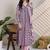 Women Floral Printed Empire Gotta Patti Pure Cotton Kurta with Trousers & With Dupatta