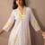 Floral Embroidered Thread Work Pure Cotton A-Line Kurta with Trouser & Dupatta