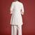 Women Floral Printed Regular Thread Work Pure Cotton Kurta with Palazzos
