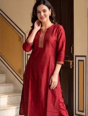 Women Regular Kurta with Trousers 2