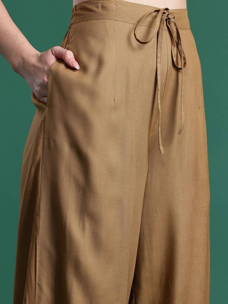 Embroidered Kurta with Trousers