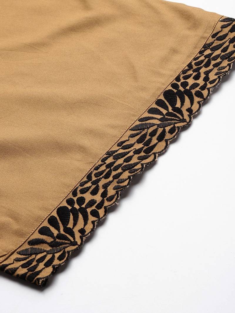 Embroidered Kurta with Trousers