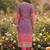 Women Leheriya Dyed Regular Sequinned Kurta with Trousers & With Dupatta