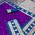 Purple soft banarasi silk saree with zari weaving  design with contrast blouse