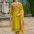 Women Embroidered Kurta with Trousers & Dupatta