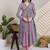 Women Floral Printed Empire Pure Cotton Kurta with Trousers & With Dupatta