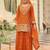 Women Ethnic Motifs Embroidered Long Sleeves Straight Kurta with Skirt & Dupatta