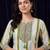 Women Floral Printed Regular Thread Work Cotton Kurta With Trouser & Dupatta
