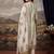 Women Floral Printed Regular Thread Work Cotton Kurta With Trouser & Dupatta