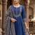 Women Ethnic Motifs Printed Empire Thread Work Pure Cotton Kurta with Trousers & With Dupatta