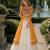 White Cotton Free Size Stitched Navratri Lehenga Choli with Bandhani & Kutchi Patch Work