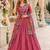 Pink Silk Semi Stitched Lehenga Choli with Zari Embroidery & Sequence Work