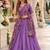 Lavender silk blend Lehenga Choli with Zari Embroidery & Sequin Work