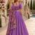 Lavender silk blend Lehenga Choli with Zari Embroidery & Sequin Work