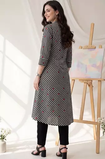 Women Printed Regular Pure Cotton Kurta with Trousers