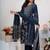 Women Floral Printed Panelled Sequinned Pure Cotton Kurta with Trousers & With Dupatta