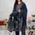 Women Floral Printed Panelled Sequinned Pure Cotton Kurta with Trousers & With Dupatta