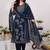 Women Floral Printed Panelled Sequinned Pure Cotton Kurta with Trousers & With Dupatta