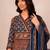 Women Ethnic Motifs Printed Angrakha Pure Cotton Kurta with Trousers & With Dupatta