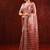 Dusty pink embroidered tissue saree set