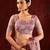 Dusty pink embroidered tissue saree set