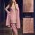 Pink simar silk blend farshi suit set