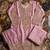 Pink simar silk blend farshi suit set