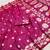 Pink  soft banarasi silk saree with zari weaving  design with running blouse
