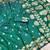 Rama green  soft banarasi silk saree with zari weaving  design with running blouse