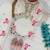 White natural crepe embroidery sequence work girls kids dress set