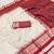 White soft and smooth silk blend saree in patola style with detailed zari work