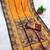 Yellow faux banarasi silk saree with paithani rich weaved pallu and blouse