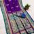 Purple   faux banarasi silk saree with paithani rich weaved pallu and blouse