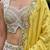 Women's Grey & Mustard Chiffon Beads with Embroidered Lehenga Choli with Dupatta