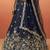 Women's Dark Blue Tissue Beads with Embroidered Lehenga Choli with Dupatta