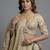 Women's Golden Silk Tissue Beads with Embroidered Lehenga Choli with Dupatta
