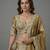 Women's Beige Gold Tissue Beads with Embroidered Lehenga Choli with Dupatta